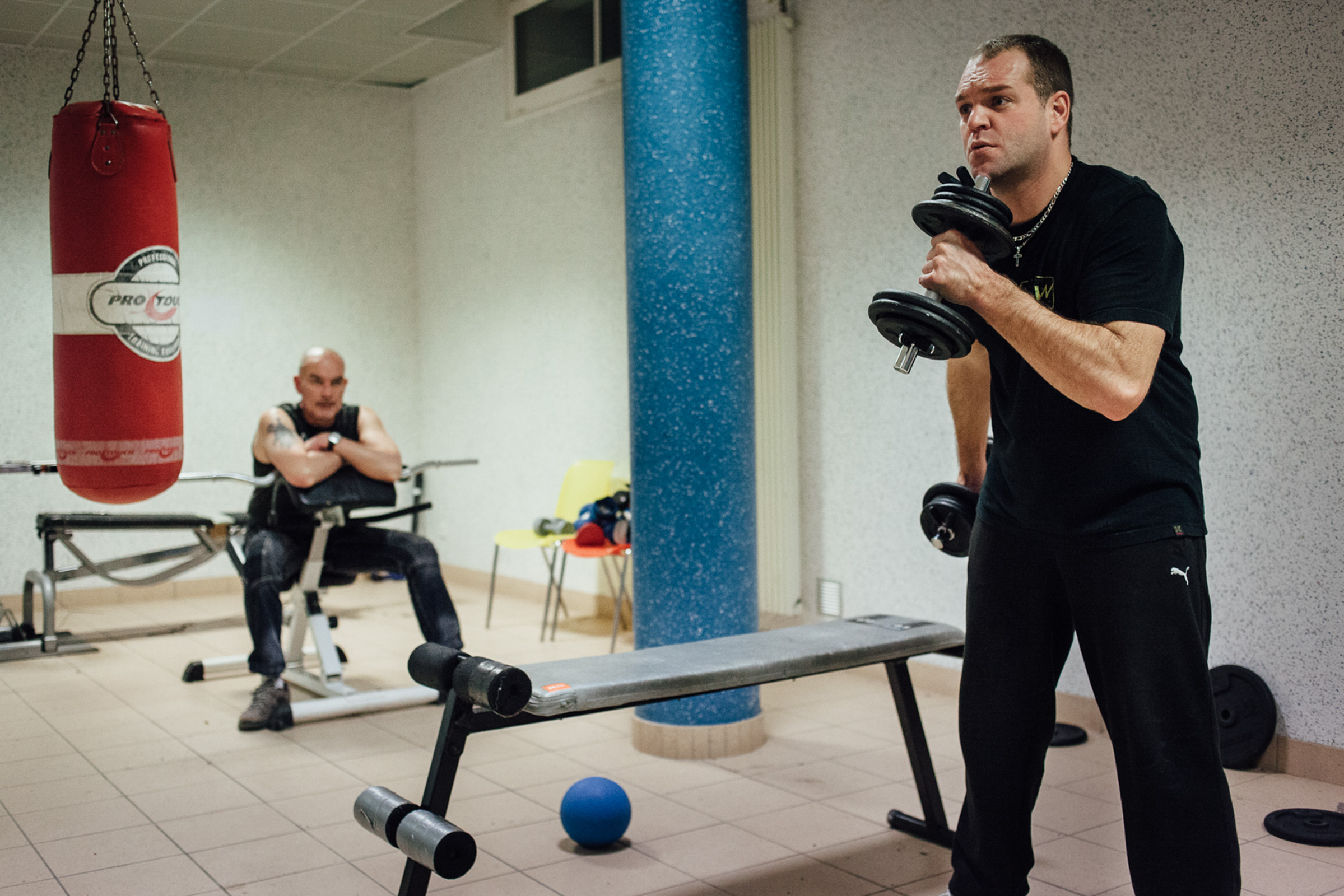 Le Courbat, 11 décembre 2012. Les activités physiques tiennent une place importante dans la cure au Courbat.

The Courbat, 11 December 2012. Physical activity play an important role in the treatment in le Courbat.