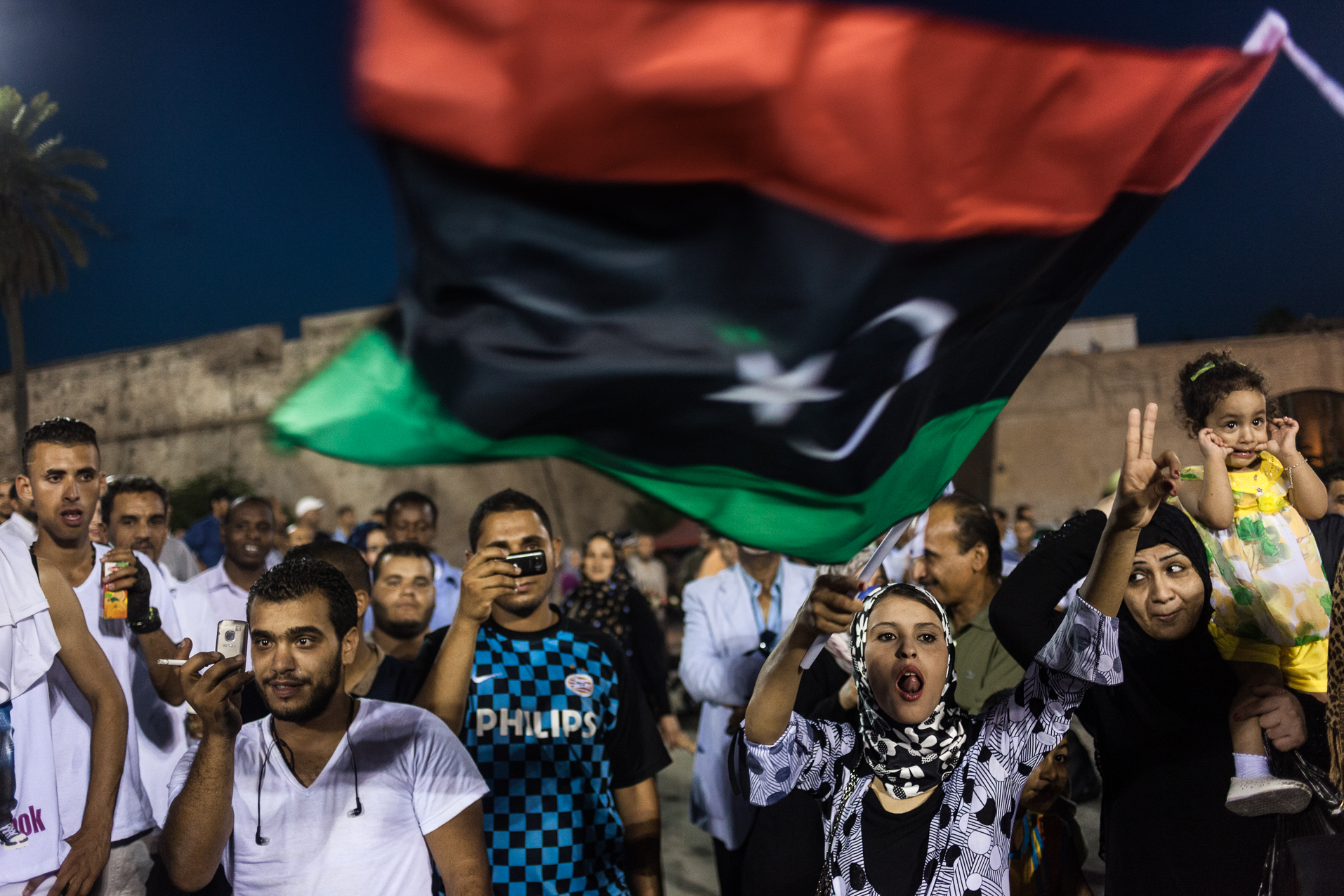 Tripoli, 5 Juillet 2012. Sur la place verte de Tripoli, deux jours avant les elections legislatives libyennes.
Tripoli, July 5, 2012. The Green Square in Tripoli, two days before the parliamentary elections in Libya.