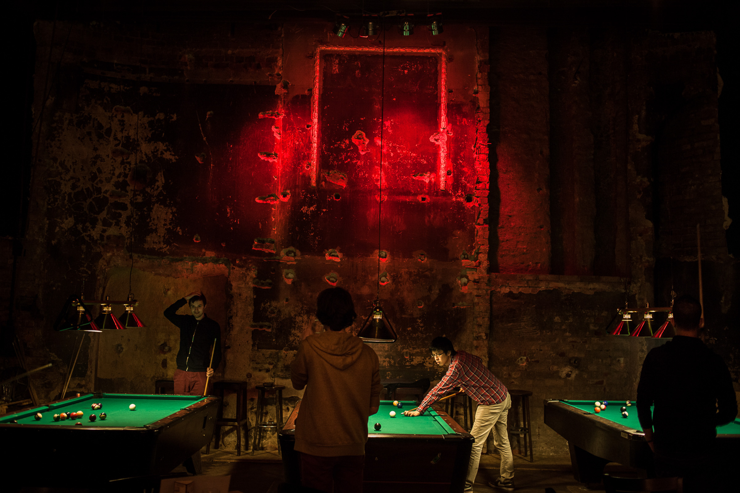 Leipzig, le 9 Mars 2014. De nombreux bâtiments désaffectés ont été transformés en bars, discothèques, restaurants.

Leipzig, March 9, 2014. Many abandoned buildings have been converted into bars, nightclubs, restaurants.