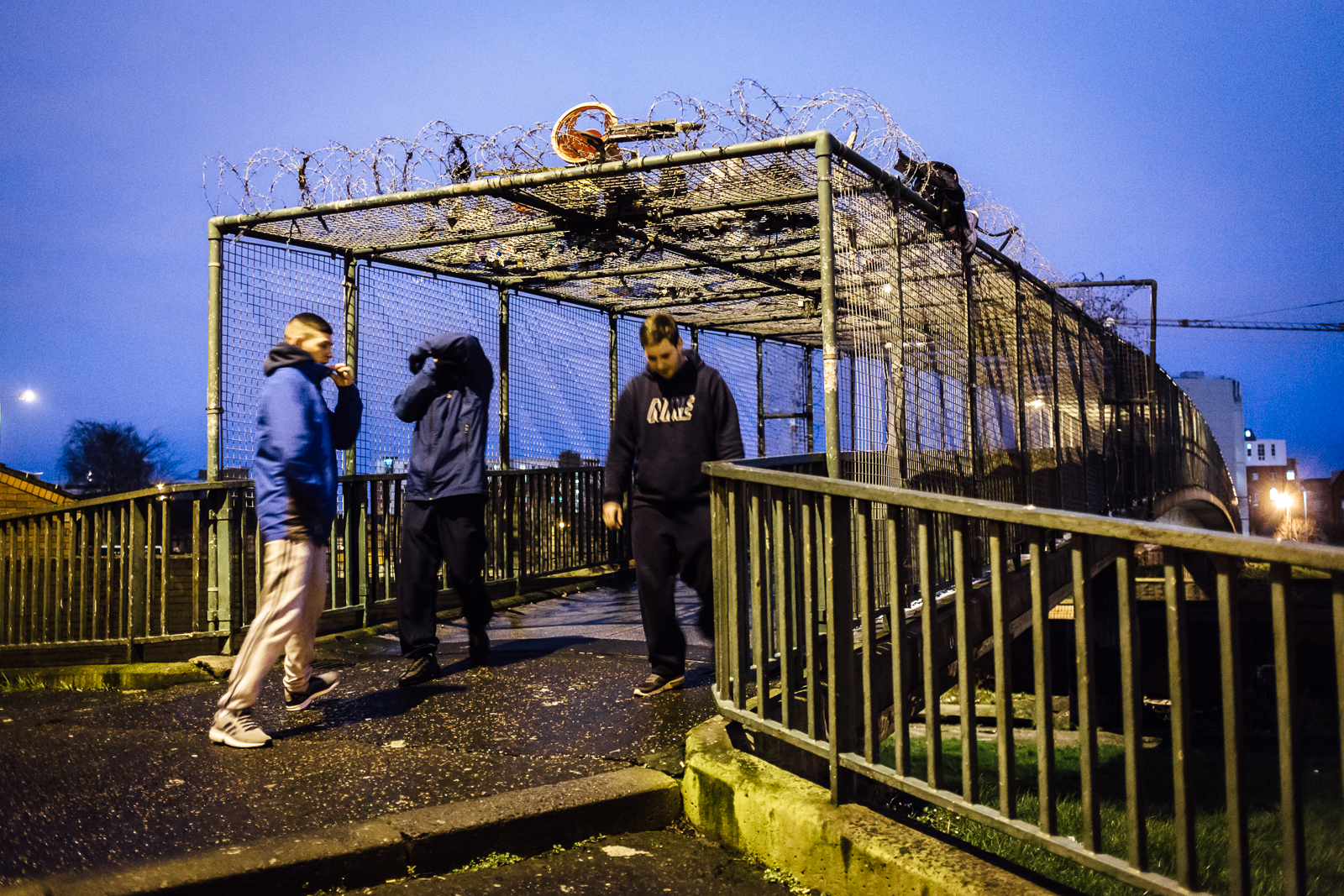 Belfast, le 24 février 2017. Dans le quartier défavorisé de Divis Tower, zone principalement catholique pro-IRA.